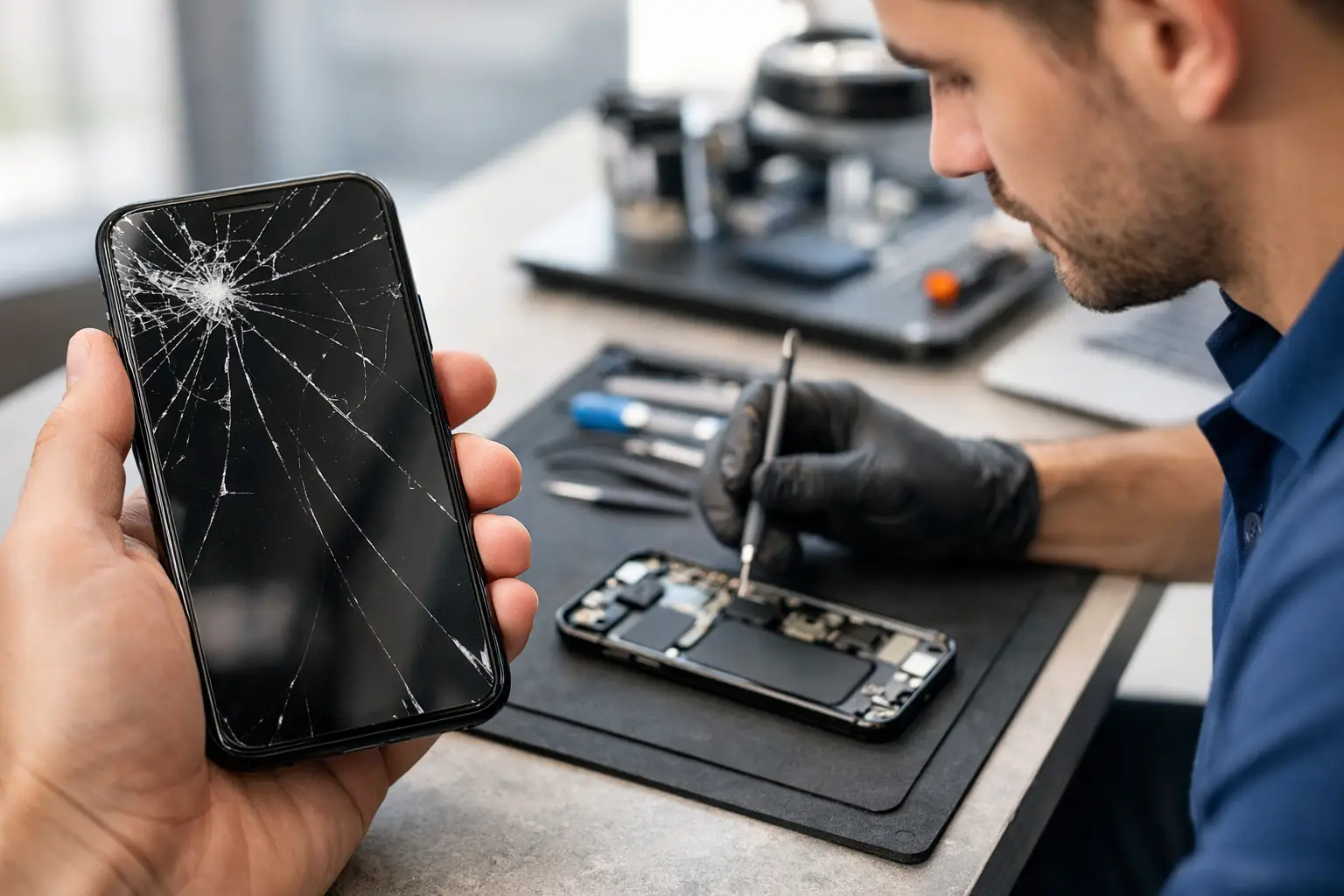 Where to Fix a Cracked Phone Screen